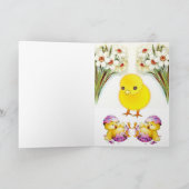 イースターグリーティングカード シーズンカード (内部)