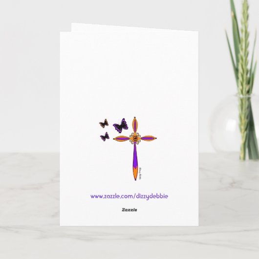 イースターグリーティングカード シーズンカード (裏面)