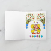 イースターグリーティングカード シーズンカード (内部)