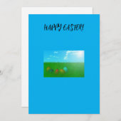 イースターグリーティングカード シーズンカード (正面/裏面)