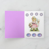 イースターグリーティングカード シーズンカード (内部)