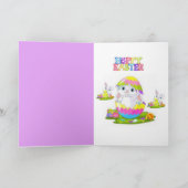 イースターグリーティングカード シーズンカード (内部)