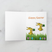 イースターグリーティングカード シーズンカード (内部)