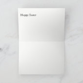 イースターグリーティングカード/バニー シーズンカード (内部)
