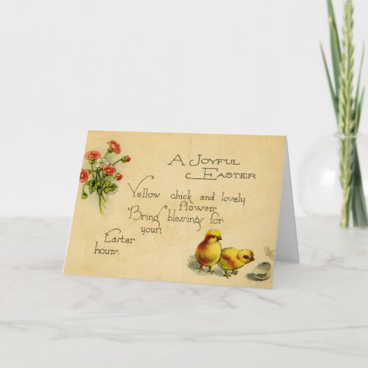 イースターグリーティングカード(1915年頃) シーズンカード (正面)