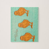 イースターグリーティングシックグリーン ジグソーパズル (縦)