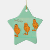 イースターグリーティングシックグリーン セラミックオーナメント (右)