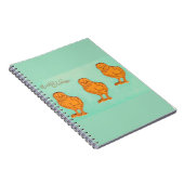 イースターグリーティングシックグリーン ノートブック (右側)