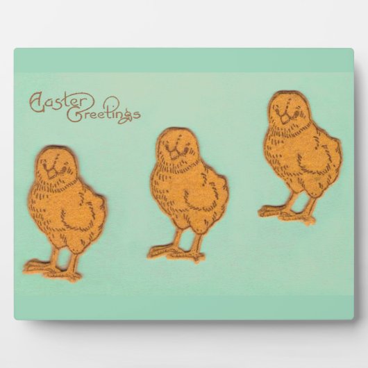 イースターグリーティングシックグリーン フォトプラーク (正面)