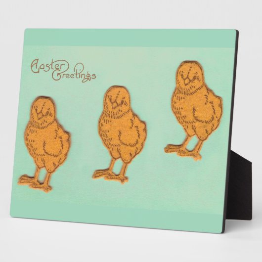 イースターグリーティングシックグリーン フォトプラーク (側面)