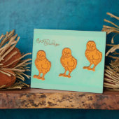 イースターグリーティングシックグリーン フォトプラーク (側面)