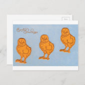 イースターグリーティングシックズブルー シーズンポストカード (正面/裏面)