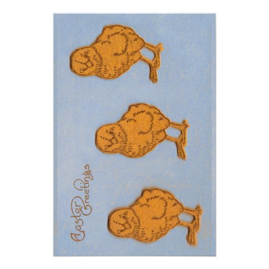 イースターグリーティングシックズブルー ポスター (正面)