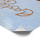 イースターグリーティングシックズブルー ポスター (コーナー)