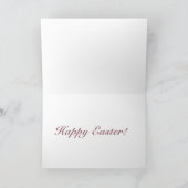 イースターグリーティングシックパープル シーズンカード (内部)