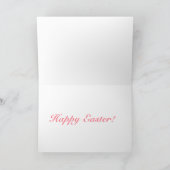 イースターグリーティングシックベージュ シーズンカード (内部)