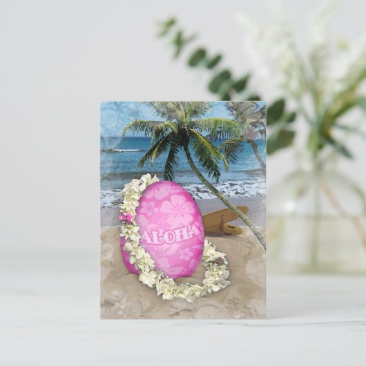 イースターグリーティングハワイアンスタイル シーズンポストカード (スタンド正面)