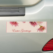 イースターグリーティングバンパーステッカー バンパーステッカー (車上)