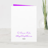 イースターグリーティングフローラクロスアートカード シーズンカード (裏面)