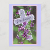 イースターグリーティングヴィンテージイラストレーション シーズンポストカード (正面)