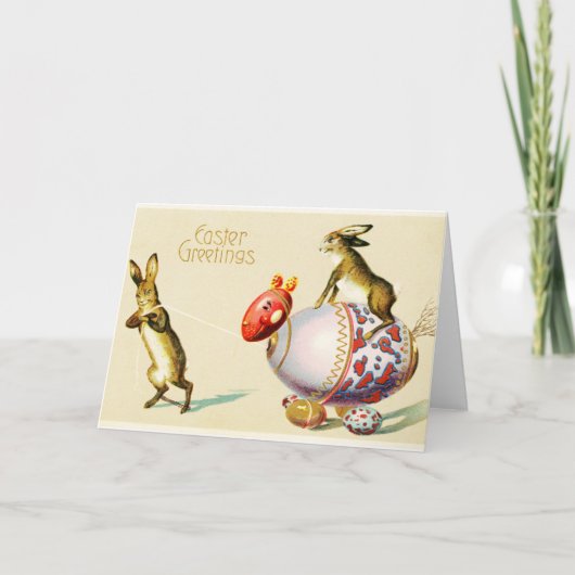 イースターグリーティングヴィンテージグリーティングカード シーズンカード (正面)