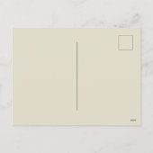 イースターグリーティングヴィンテージシックズキャットカスタム文字 シーズンポストカード (裏面)