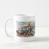 イースターグリーティングヴィンテージ コーヒーマグカップ (左)