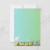 イースターグリーンエッグ狩り招待状 招待状 (裏面)