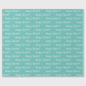 イースターグリーンホリデー ラッピングペーパー (フラット)