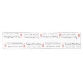 イースターグレゴリアンチャントお洒落カトエレガントリック ショートテーブルランナー (横)