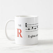 イースターグレゴリオ聖歌トラッドカトリックラテン質量 コーヒーマグカップ (左)