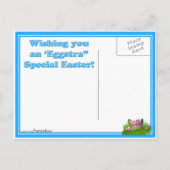 イースターグースの写真立て シーズンポストカード (裏面)