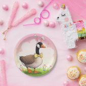 イースターグース ペーパープレート (パーティー)