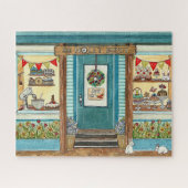 イースターケーキショップウォーターカラージグソーパズル ジグソーパズル (横)