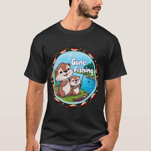 イースターコッド、面白いイースターカード Tシャツ (正面)