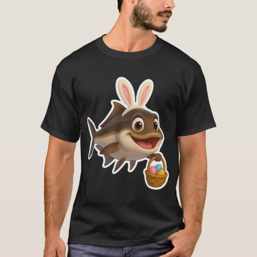 イースターコビアフィッシュ1 Tシャツ (正面)