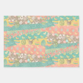 イースターコレクション3ギフトラップバニーシック ラッピングペーパーシート (正面)