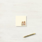 イースターゴールデンドール犬 ポストイット (デスク上)