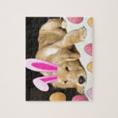 イースターゴールデンレトリエバーパピー ジグソーパズル (縦)