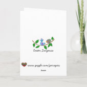 イースターサプライズウクライナフォークアート カード (裏面)