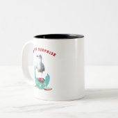 イースターサプライズシーガルマグ ツートーンマグカップ (正面左)