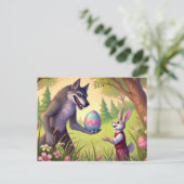 イースターサプライズ – バニーへのオオカミの贈り物 シーズンポストカード (スタンド正面)