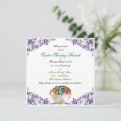 イースターサンデーブランチカスタム招待状 招待状 (スタンド正面)