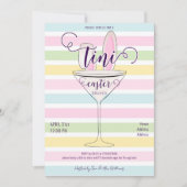 イースターサンデーマルティニカクテルブルンチディナーパーティー 招待状 (正面)