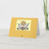 イースターサンライズウクライナフォークアート シーズンカード (裏面)