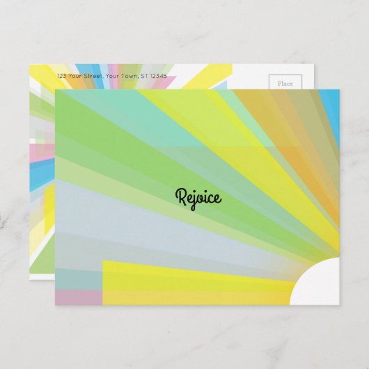 イースターサンライズサービス招待状 ポストカード (正面/裏面)