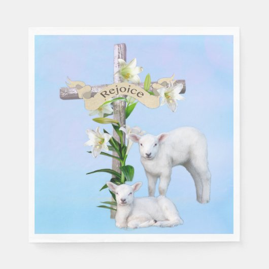 イースターサンライズナプキン スタンダードランチョンナプキン (正面)