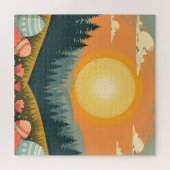 イースターサンライズランドスケープ ジグソーパズル (横)