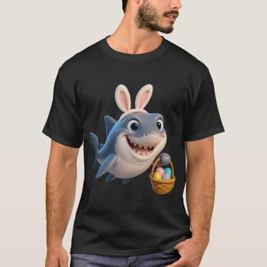 イースターサーモンシャーク Tシャツ (正面)