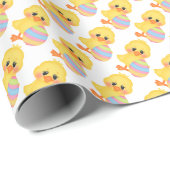 イースターシックと卵の包装紙 ラッピングペーパー (ロールコーナー)
